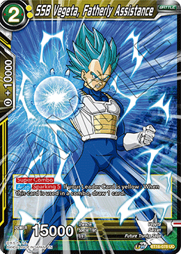DBS Realm of the Gods BT16-078 SSB Vegeta, Fatherly Assistance Foil