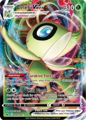 SWSH Chilling Reign 008/198 Celebi Vmax
