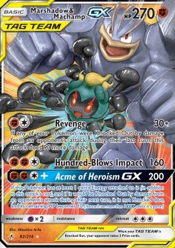 SM Unbroken Bonds 082/214 Marshadow & Machamp GX (Tag Team)