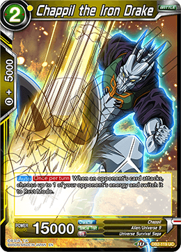 DBS Draft Box 5: Divine Multiverse DB2-119 Chappil the Iron Drake