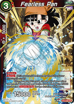 DBS Cross Worlds BT3-008 Fearless Pan (SR)