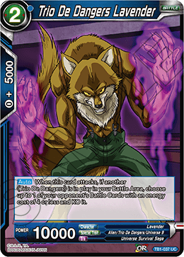 DBS The Tournament of Power TB1-037 Trio De Dangers Lavender