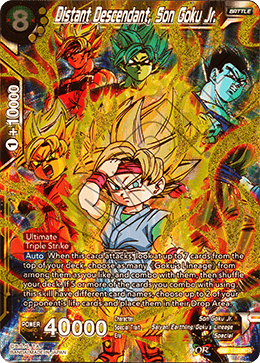 DBS Colossal Warfare BT4-123 Distant Descendant, Son Goku Jr. (SCR)