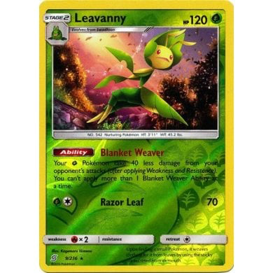 SM Unified Minds 009/236 Leavanny Reverse Holo