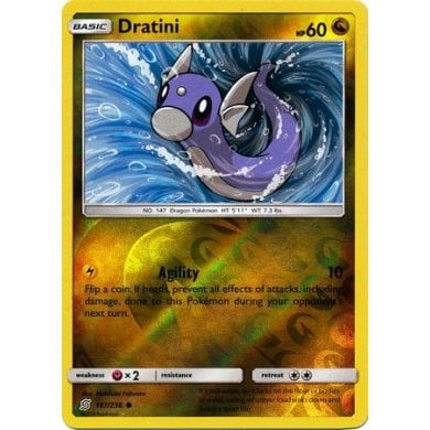 SM Unified Minds 147/236 Dratini Reverse Holo