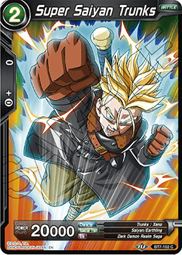 DBS Assault of the Saiyans BT7-102 Super Saiyan Trunks Foil