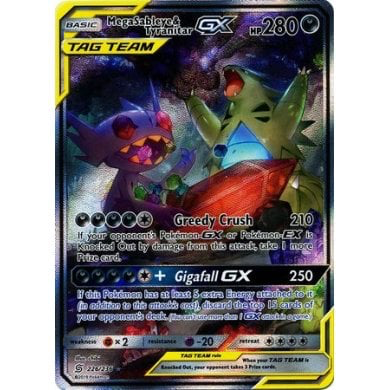 SM Unified Minds 226/236 Mega Sableye & Tyranitar GX (Tag Team)