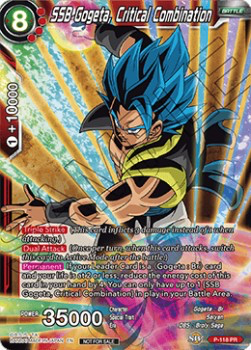 DBS Promotion Card P-118 SSB Gogeta, Critical Combination Foil