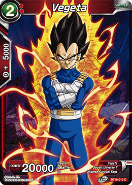 DBS Realm of the Gods BT16-013 Vegeta Foil