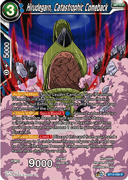 DBS Cross Spirits BT14-056 Hirudegarn, Catastrophic Comeback Foil
