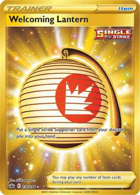 SWSH Chilling Reign 230/198 Welcoming Lantern Secret Rare