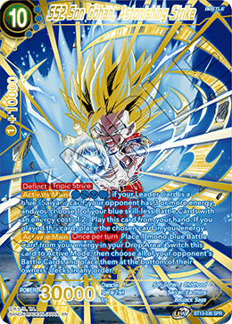 DBS Supreme Rivalry BT13-036 SS2 Son Gohan, Astonishing Strike (SPR)