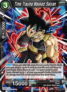 DBS Colossal Warfare BT4-117 Time Trauma Masked Saiyan Foil