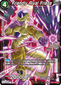 DBS Series 9 Starter Instinct Surpassed SD11-002 Friendly Rival Frieza Foil