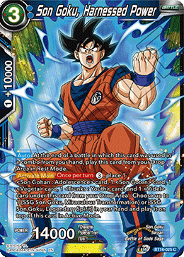DBS Realm of the Gods BT16-025 Son Goku, Harnessed Power