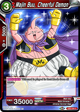 DBS Draft Box 5: Divine Multiverse DB2-006 Majin Buu, Cheerful Demon Foil