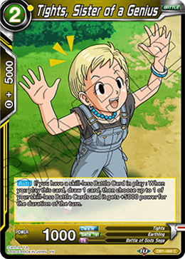 DBS Draft Box 4: Dragon Brawl DB1-068 Tights, Sister of a Genius Foil