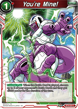 DBS Universal Onslaught BT9-020 You're Mine! Foil