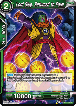 DBS Colossal Warfare BT4-061 Lord Slug, Returned to Form