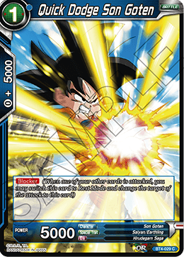 DBS Colossal Warfare BT4-029 Quick Dodge Son Goten