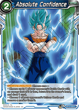 DBS Rise of the Unison Warrior BT10-059 Absolute Confidence Foil