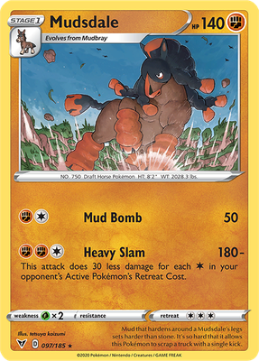 SWSH Vivid Voltage 097/185 Mudsdale