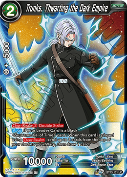 DBS Supreme Rivalry BT13-131 Trunks, Thwarting the Dark Empire Foil