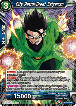 DBS Colossal Warfare BT4-027 City Patrol Great Saiyaman Foil