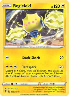 SWSH Evolving Skies 060/203 Regieleki Reverse Holo