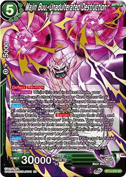 DBS Cross Spirits BT14-076 Majin Buu, Unadulterated Destruction SR