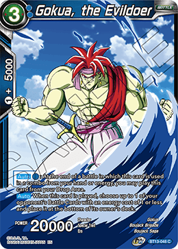 DBS Supreme Rivalry BT13-048 Gokua, the Evildoer
