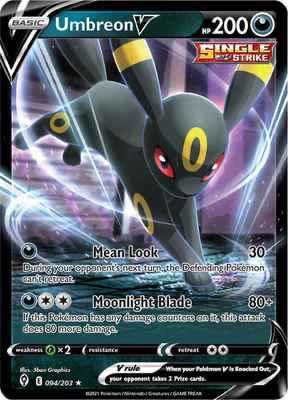SWSH Evolving Skies 094/203 Umbreon V