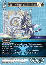Final Fantasy 9-028L Azure Dragon I'Cie Soryu