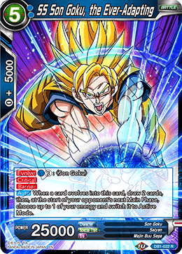 DBS Draft Box 4: Dragon Brawl DB1-022 SS Son Goku, the Ever-Adapting Foil
