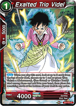 DBS Assault of the Saiyans BT7-014 Exalted Trio Videl
