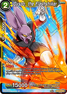 DBS Expansion Set 12: Universe 11 Unison EX12-05 Dyspo, the Flashstriker