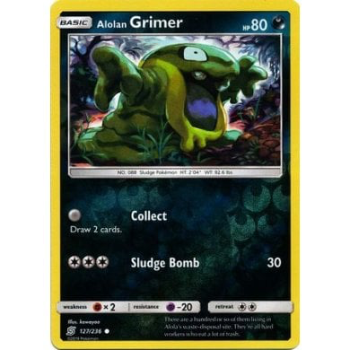 SM Unified Minds 127/236 Alolan Grimer Reverse