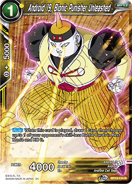 DBS Supreme Rivalry BT13-114 Android 19, Bionic Punisher Unleashed