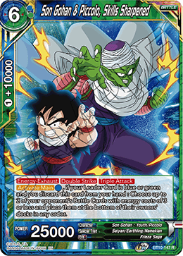 DBS Rise of the Unison Warrior BT10-147 Son Gohan & Piccolo, Skills Sharpened