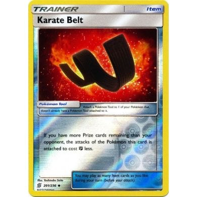 SM Unified Minds 201/236 Karate Belt Reverse Holo