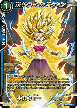 DBS Saiyan Showdown BT15-041 Caulifla, Universe 6 Combination