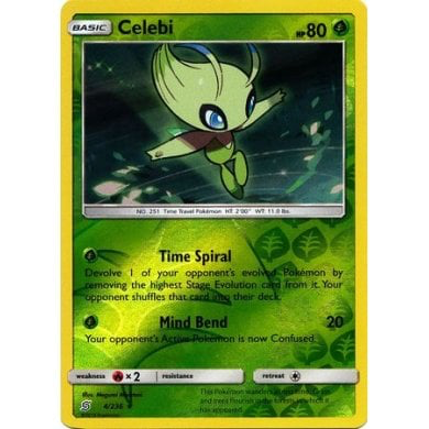 SM Unified Minds 004/236 Celebi Reverse Holo