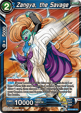 DBS Supreme Rivalry BT13-051 Zangya, the Savage