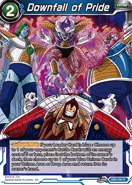 DBS Draft Box 6: Giant's Force DB3-050 Downfall of Pride