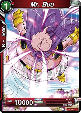 DBS Colossal Warfare BT4-015 Mr. Buu Foil
