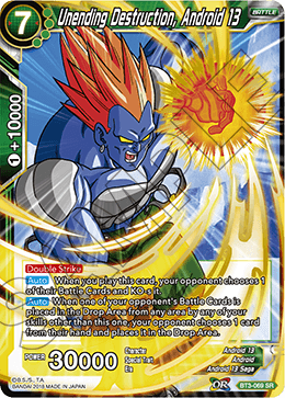 DBS Cross Worlds BT3-069 Unending Destruction, Android 13 (SR)