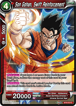 DBS Universal Onslaught BT9-010 Son Gohan, Swift Reinforcement
