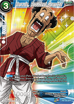 DBS World Martial Arts Tournament TB2-029 Hercule, Proudest Grandpa (SPR)
