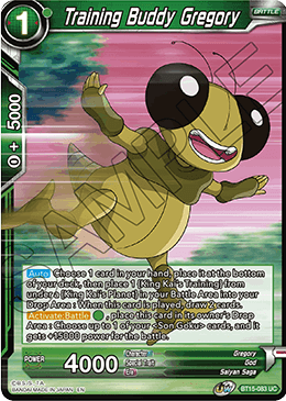 DBS Saiyan Showdown BT15-083 Training Buddy Gregory Foil