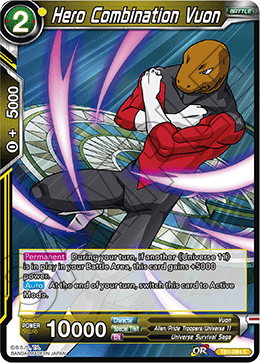 DBS The Tournament of Power TB1-084 Hero Combination Vuon